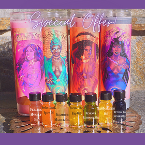 "Seduction And Spice" Hand-Crafted Manifestation Candle