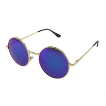 Load image into Gallery viewer, MQ Presley Sunglasses in Gold / Blue
