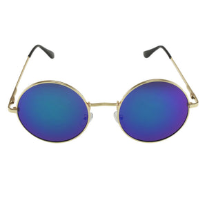 MQ Presley Sunglasses in Gold / Blue