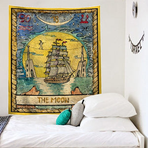 Ezoteric Tarot Card Tapestry Bedroom Living Room Decorations Blanket Astrology Divination Wall Hanging Tapestry Wall Decor Cloth