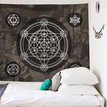 Load image into Gallery viewer, Ezoteric Tarot Card Tapestry Bedroom Living Room Decorations Blanket Astrology Divination Wall Hanging Tapestry Wall Decor Cloth